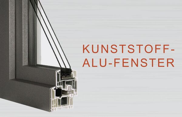 Kunststoff-Alu-Fenster