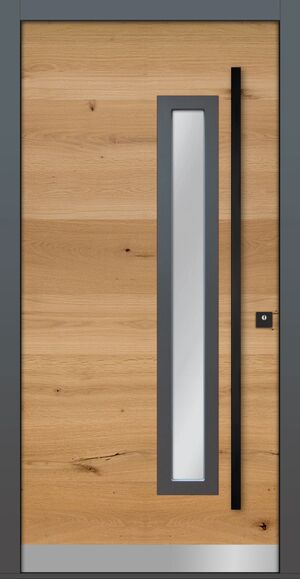 Waldland Haustüre Typ 607-001 - Eiche Gattinara