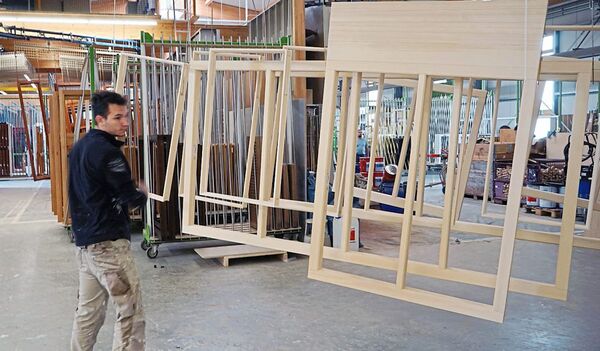 Fensterproduktion bei Waldland Fenster und Türen