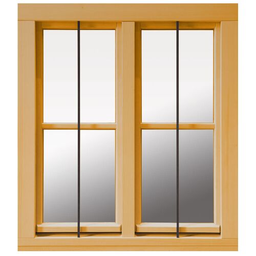 Waldland Denkmalschutzfenster - optional mit Eisenstange